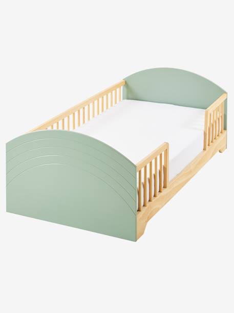 Cama para criança, Arco-íris verde-salva 