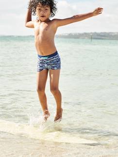 Menino 2-14 anos-Calções de banho, estampado tropical, para menino