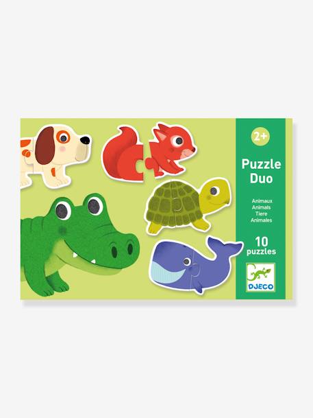 Puzzle duo animais, da DJECO verde 