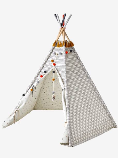 Tenda tipi reversível caramelo+multicolor 