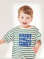 T-shirt de bebé, coleção cápsula família risas verde 