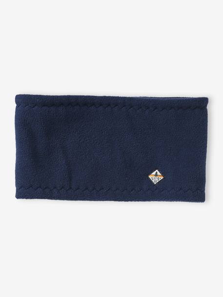 Gola Snood em malha polar, para menino marinho 