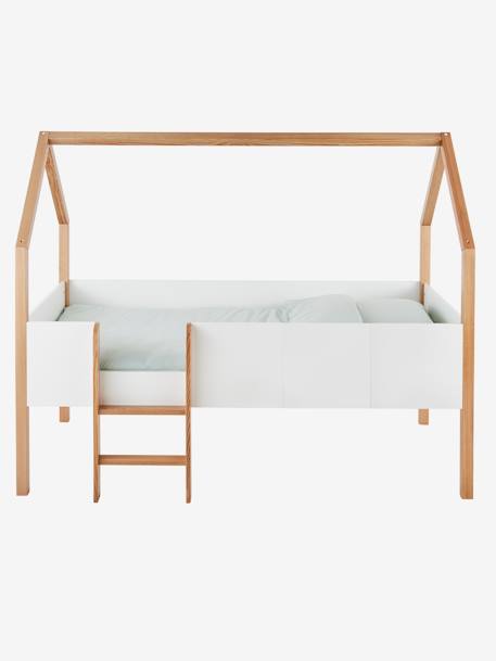 Cama com escorrega, tema Coconut branco 