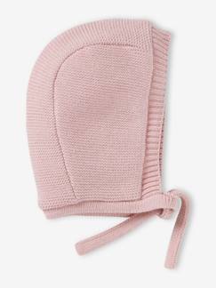 Bebé 0-36 meses-Acessórios-Chapéus-Gorro estilo capuz para bebé menina