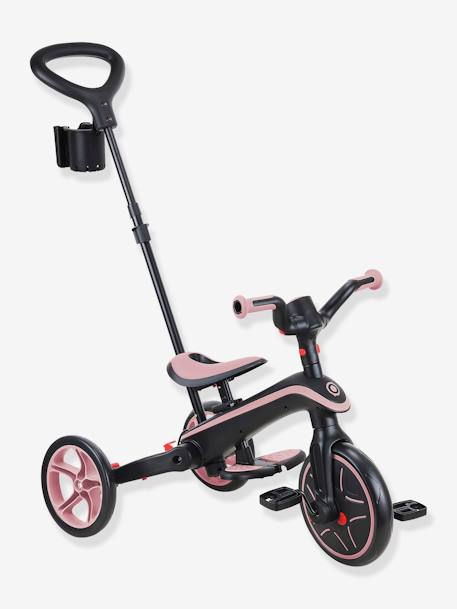 Triciclo Explorer Foldable 4 em 1 - GLOBBER azeitona+cinzento+rosa+toupeira 