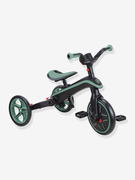 Triciclo Explorer Foldable 4 em 1 - GLOBBER azeitona+cinzento+rosa+toupeira 