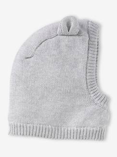 Bebé 0-36 meses-Acessórios-Gorro em malha canelada, forro em sherpa, para bebé menina