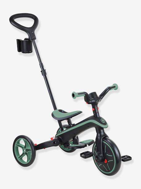 Triciclo Explorer Foldable 4 em 1 - GLOBBER azeitona+cinzento+rosa+toupeira 