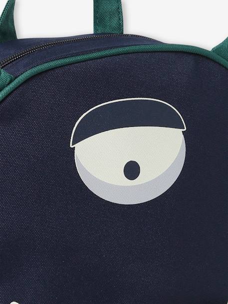 Mochila 'monstro', especial infantário, para menino marinho 