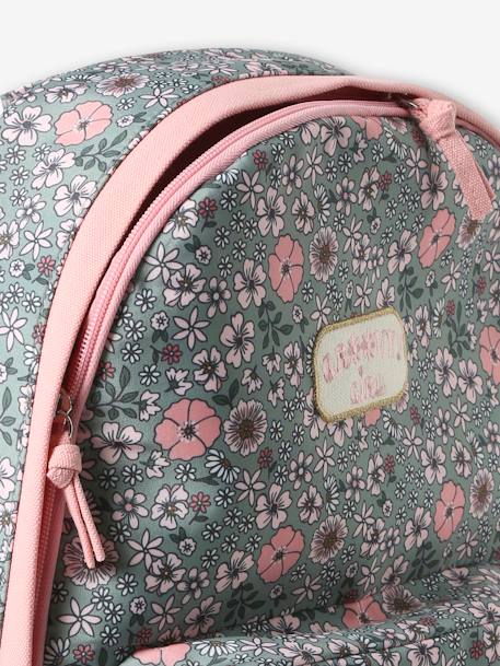 Mochila às flores 'Groovy girl', para menina líquen 