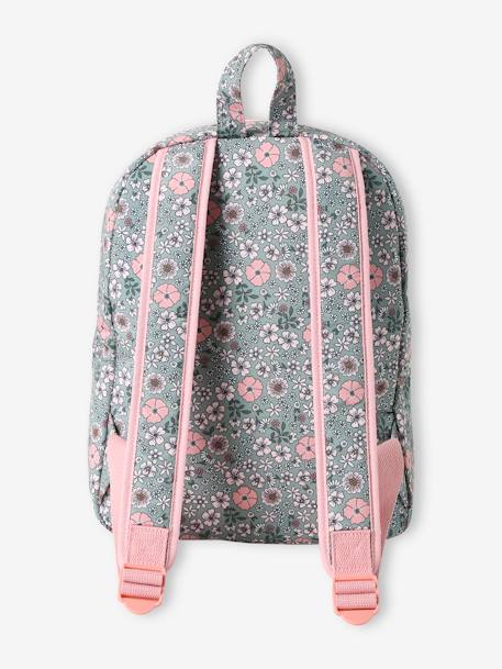 Mochila às flores 'Groovy girl', para menina líquen 