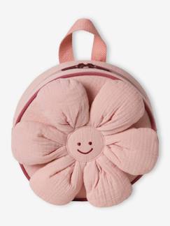 -Mochila flor, especial infantário, em gaze de algodão, para menina