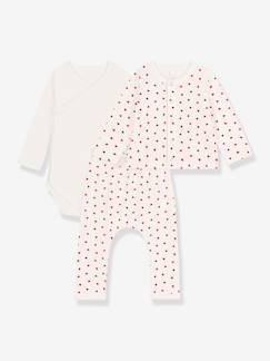 Bebé 0-36 meses-Conjuntos-Conjunto para recém-nascido, em algodão biológico, da Petit Bateau