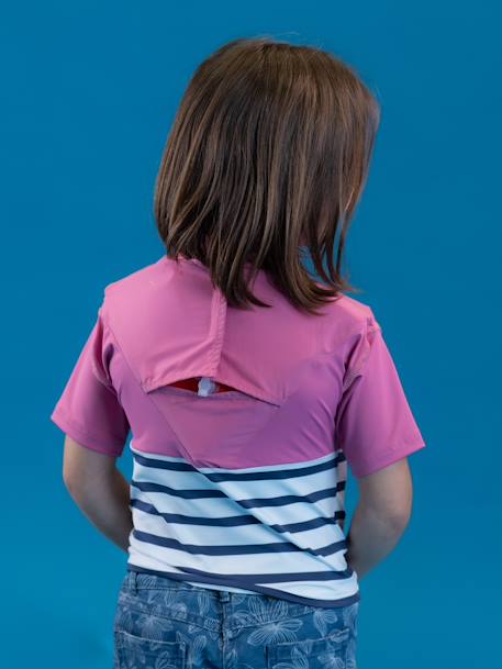 T-shirt antiafogamento, para criança, FLOATEE amarelo+rosa+vermelho 