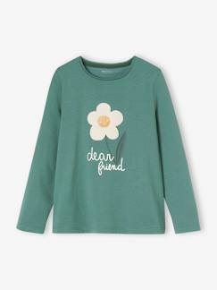 Menina 2-14 anos-T-shirts-Camisola com coelhinha com laço fantasia, para menina