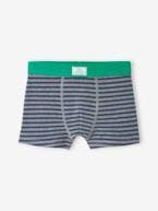 Lote de 5 boxers stretch, skate, para menino verde 