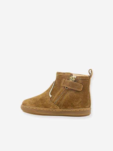 Botas Bouba Joy Velours Glitter, da SHOO POM®, para bebé camelo 