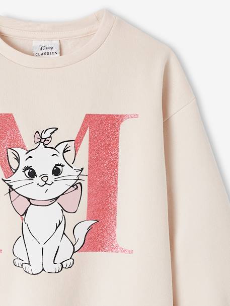 Vestido estilo sweat Marie dos Aristogatos da Disney®, para criança rosa-pálido 