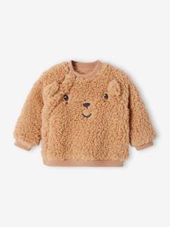 Bebé 0-36 meses-Sweat urso, em sherpa, para bebé