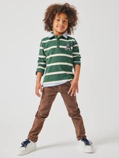 Menino 2-14 anos-Calças-Calças slim de cor morfológicas, medida das ancas MÉDIA, para menino