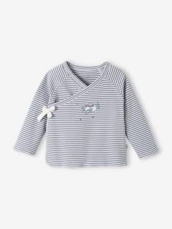 Bebé 0-36 meses-T-shirts-T-shirts-Casaco em interlock, para recém-nascido, BASICS