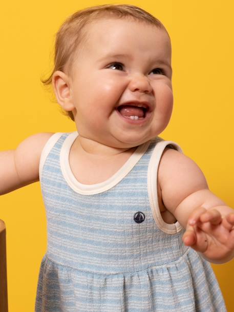 Vestido sem mangas, da Petit Bateau verde 