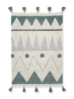 Têxtil-lar e Decoração-Decoração-Tapete lavável em algodão, Mini Berbere com borlas - LORENA CANALS