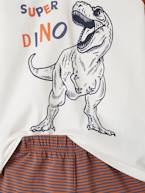 Lote de 2 pijamas dinossauro, para menino azul-índigo 