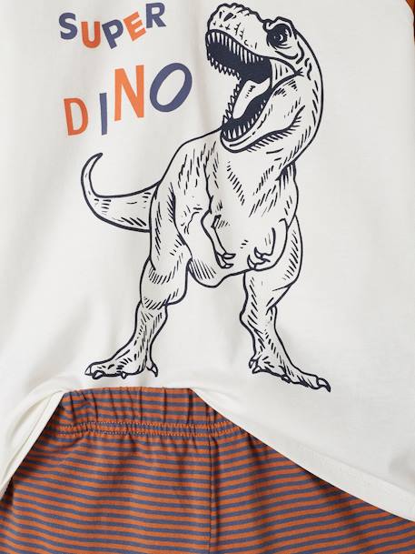 Lote de 2 pijamas dinossauro, para menino azul-índigo 