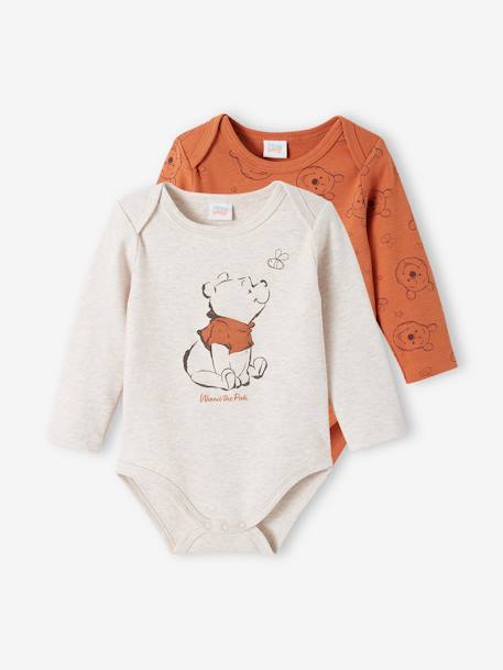 Lote de 2 bodies Disney® Winnie The Pooh, para criança baunilha 