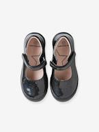 Sapatos envernizados, com barra autoaderente, para menina, coleção autonomia preto 