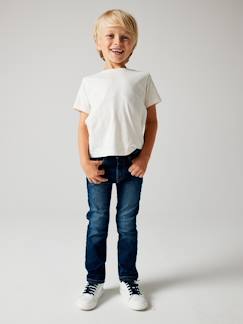 100% Morfológico-Menino 2-14 anos-Jeans direitos morfológicos "waterless", medida das ancas MÉDIA, para menino