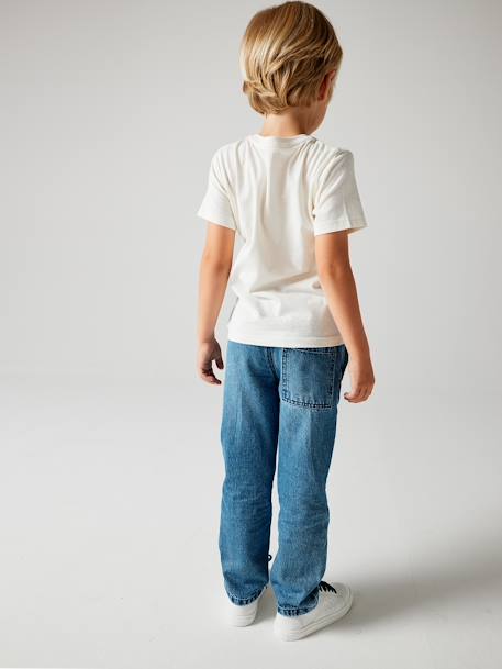 Jeans largos, fáceis de vestir, para menino ganga brut+stone 