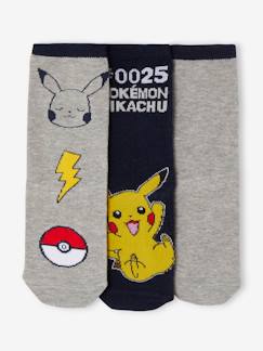 Menino 2-14 anos-Roupa interior-Lote de 3 pares de meias, Pokémon®, para criança