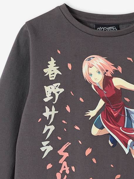 Sweat Naruto® Sakura, para criança cinzento 