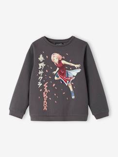 Menina 2-14 anos-Camisolas, casacos de malha, sweats-Sweatshirts -Sweat Naruto® Sakura, para criança
