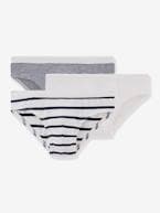 Lote de 3 slips, da Petit Bateau branco 