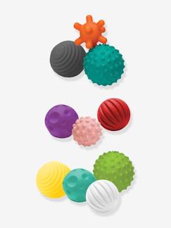 Brinquedos-Conjunto de 10 bolas suaves sensoriais - INFANTINO