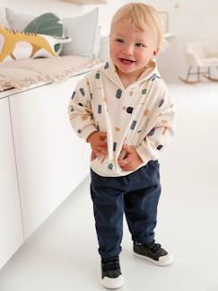 Bebé 0-36 meses-Conjuntos-Conjunto sweat em moletão e calças em sarjado, para bebé