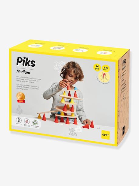 Jogo de construção, Kit Piks Médio, OPPI multicolor 