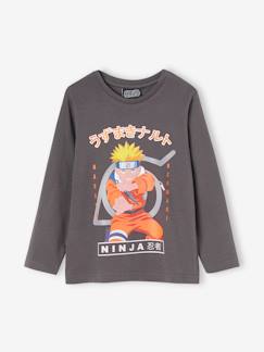 Menino 2-14 anos-T-shirts, polos-T-shirts-Camisola Naruto® Uzumaki, mangas compridas, para criança