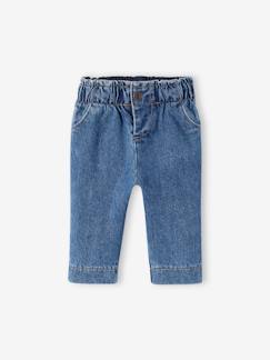 Bebé 0-36 meses-Jeans largos com cós elástico, para bebé