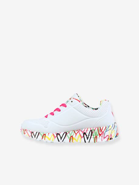 Sapatilhas para criança, Uno Lite - Lovely Luv 314976L-WMLT SKECHERS® branco 