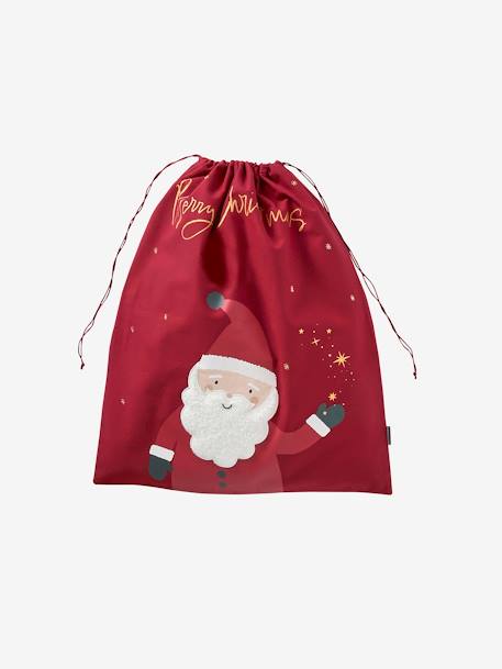 Saco de brinquedos personalizável, Pai Natal vermelho 