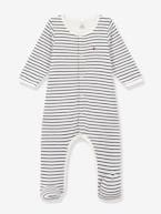 Body-pijama, da Petit Bateau branco estampado 