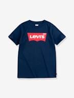 T-shirt Levi's®, Batwing azul+branco 