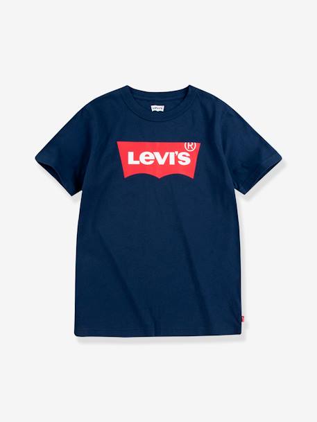 T-shirt Levi's®, Batwing azul+branco 