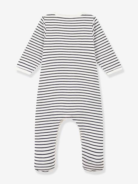 Body-pijama, da Petit Bateau branco estampado 