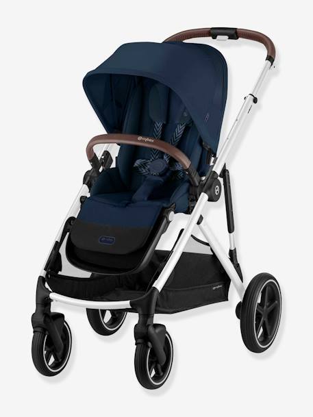 Carrinho de bebé evolutivo, CYBEX Gold Gazelle S azul+cinzento+preto 