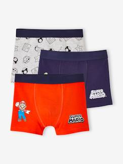 -Lote de 3 boxers Super Mario®, para criança